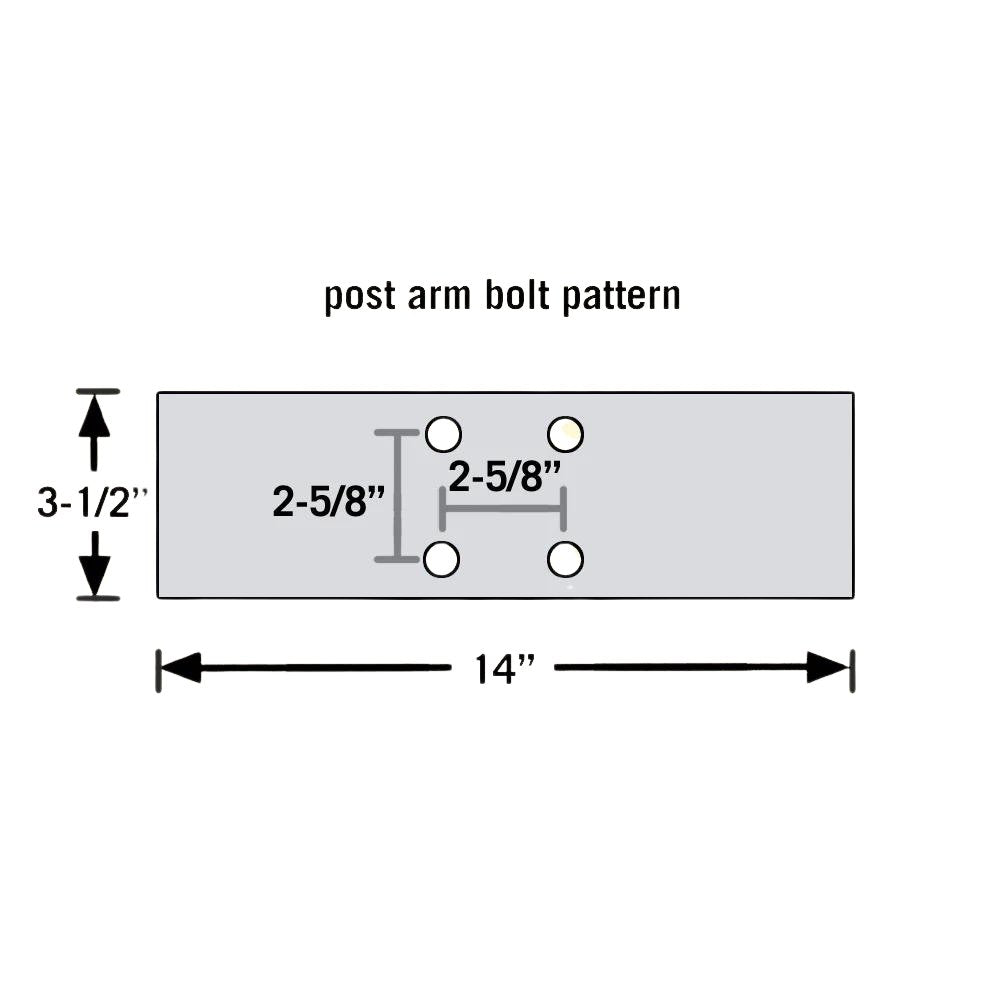 HD Aluminum Double Mailbox Post - Liberty Flag & Specialty