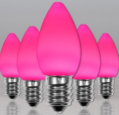 C7 LED Opaque (faux ceramic) bulbs - Liberty Flag & Specialty