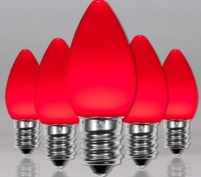 C7 LED Opaque (faux ceramic) bulbs - Liberty Flag & Specialty