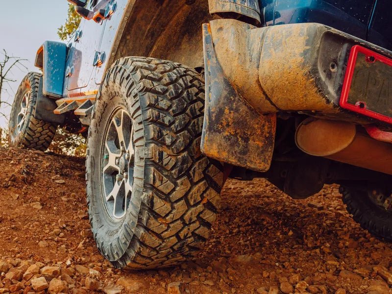 Front & Rear Ram 1500 No - Drill MudFlaps (2019 - Current) - Liberty Flag & Specialty