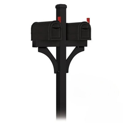 HD Aluminum Double Mailbox Post - Liberty Flag & Specialty