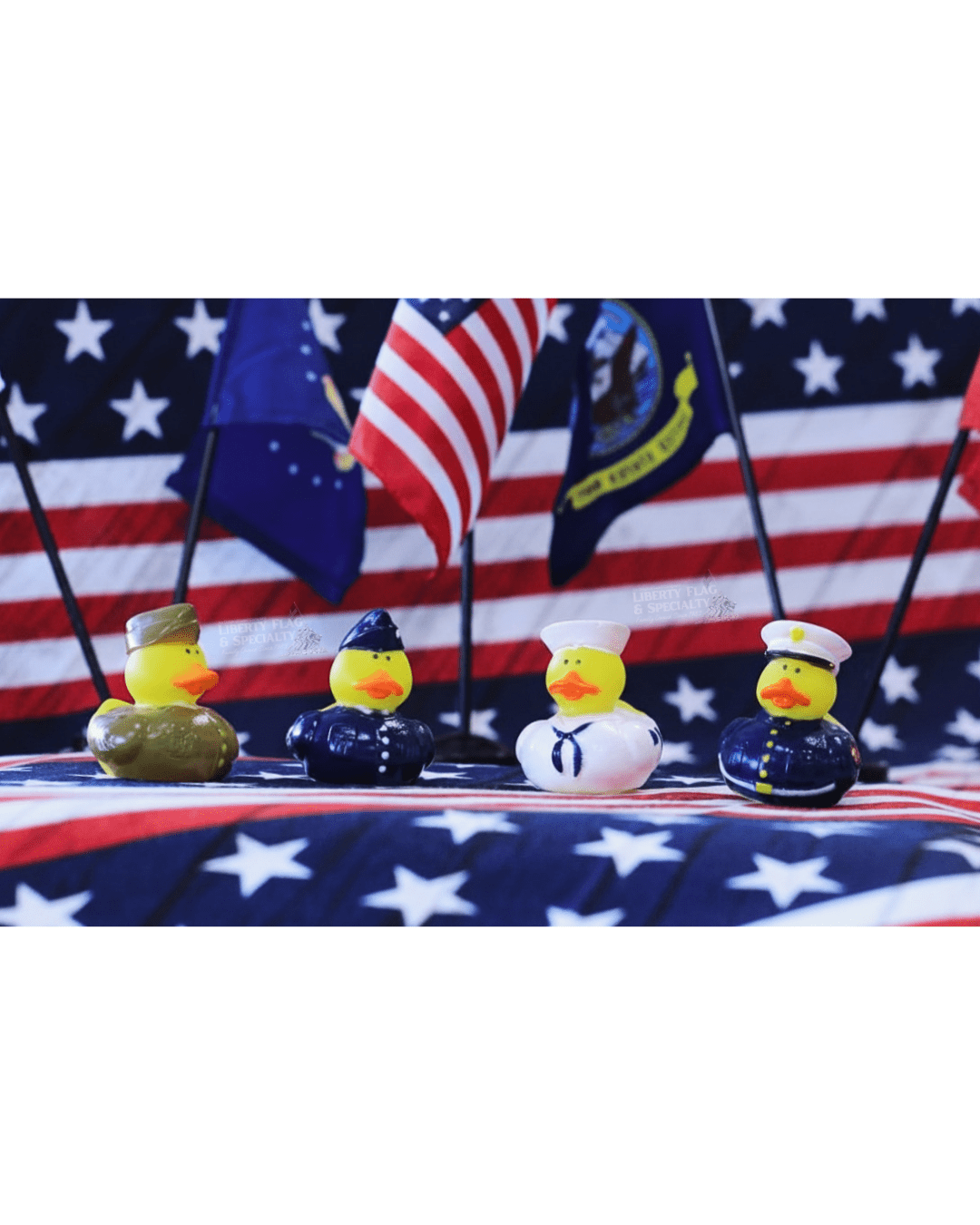 Military Rubber Duck - Liberty Flag & Specialty