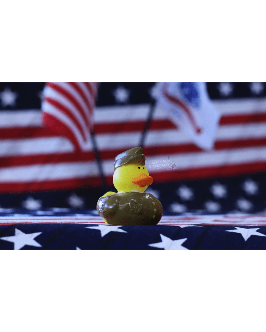 Military Rubber Duck - Liberty Flag & Specialty