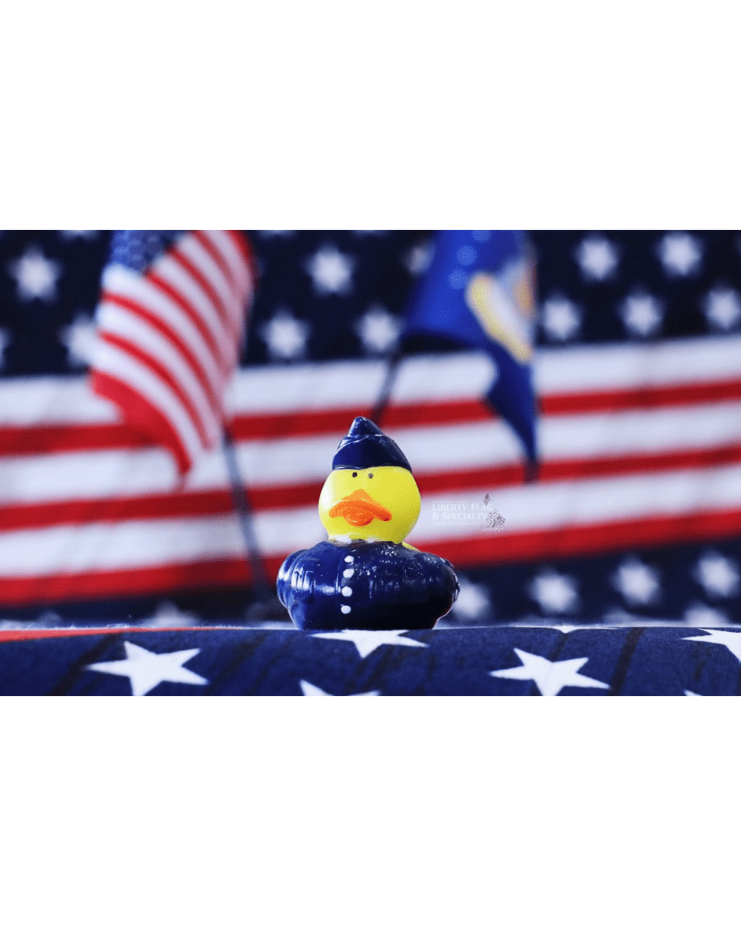 Military Rubber Duck - Liberty Flag & Specialty