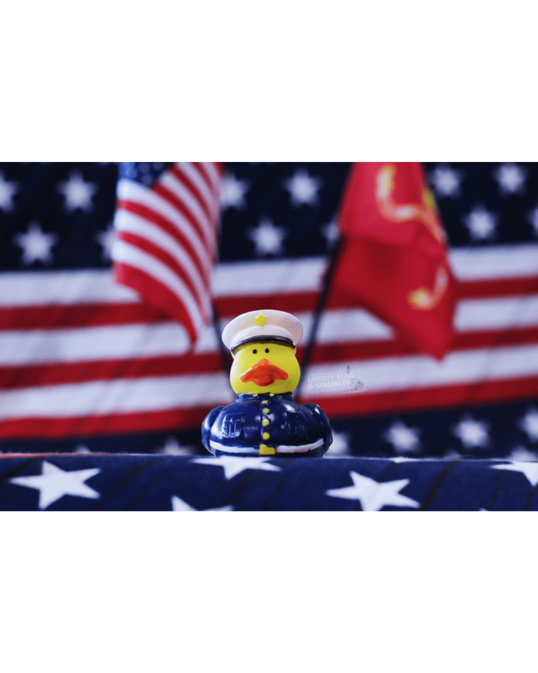 Military Rubber Duck - Liberty Flag & Specialty