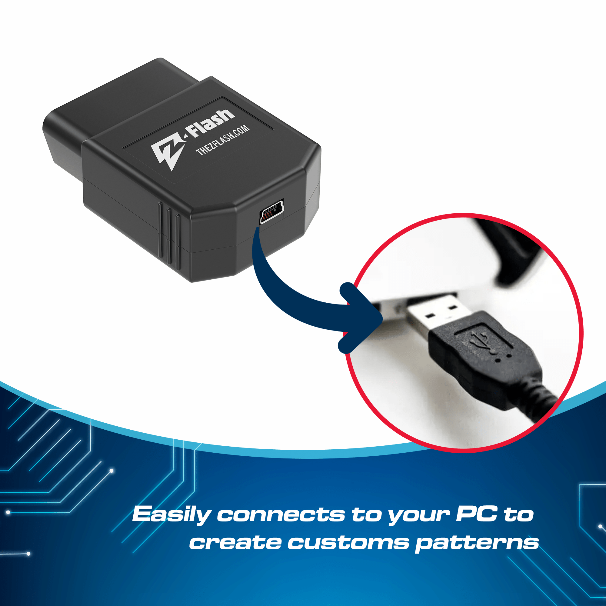 Z - Flash OBD Plugin Flasher Switch Module for Ford - Liberty Flag & Specialty