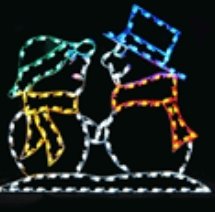 5' Snowman Couple - Liberty Flag & Specialty