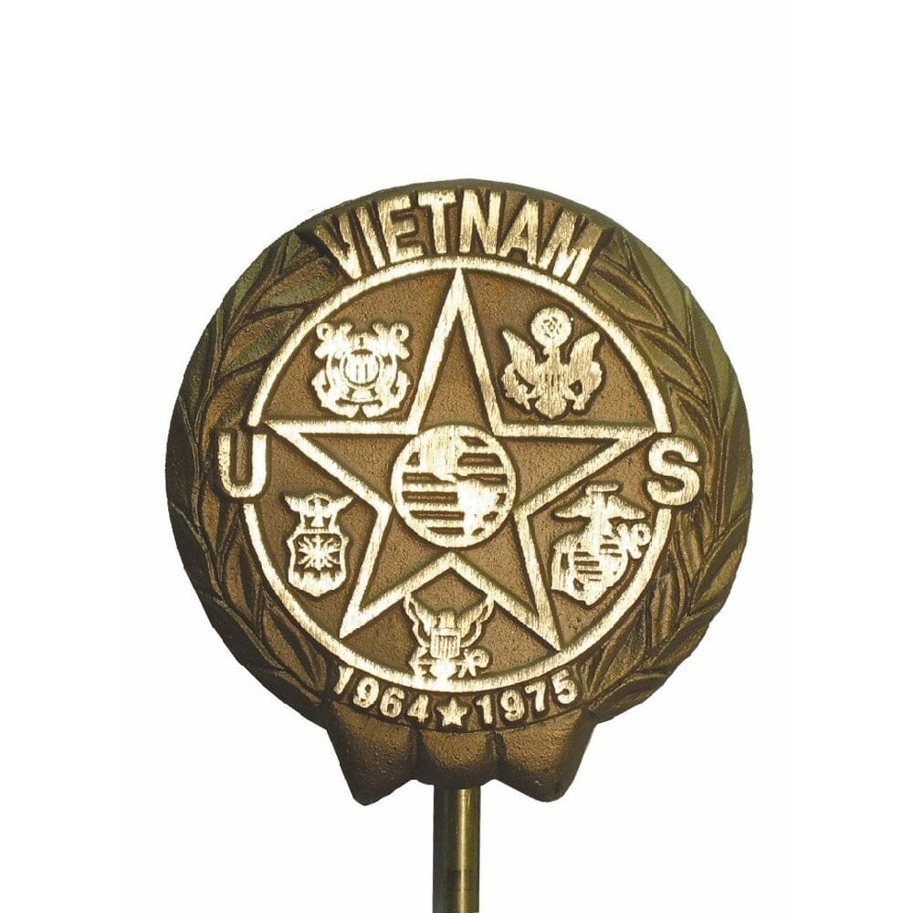 Bronze Grave Markers Liberty Flag & Specialty Vietnam 