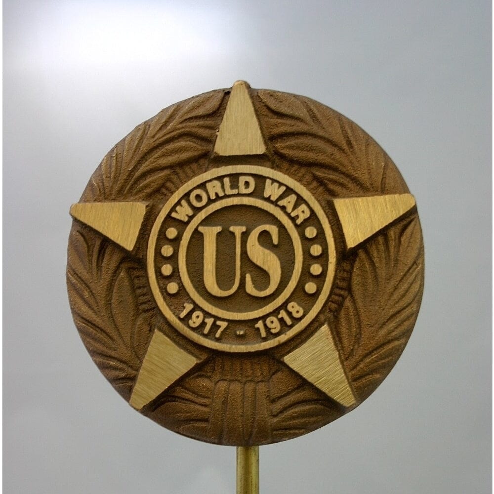 Bronze Grave Markers Liberty Flag & Specialty WWI 