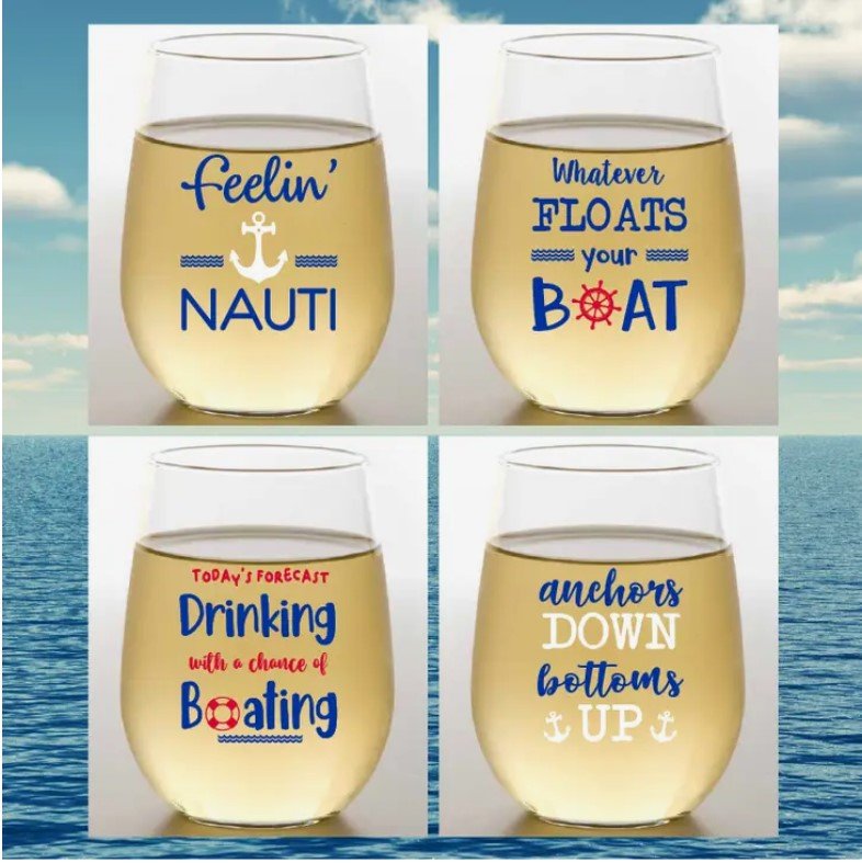 Boat Life Shatterproof Glasses - Liberty Flag & Specialty