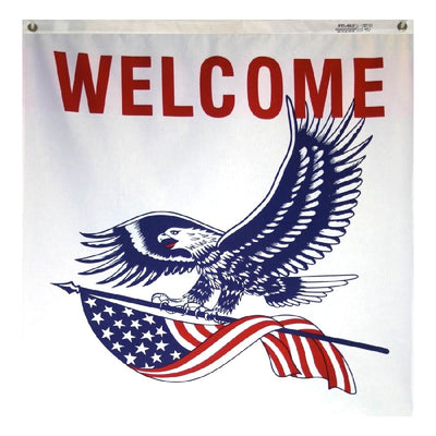 Patriotic Half Pleated Fan - Liberty Flag & Specialty