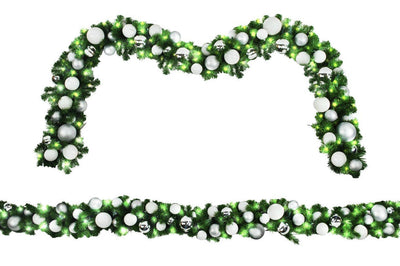 Pre-Decorated 9' Garland Swag - Liberty Flag & Specialty